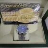 Completamente novo rel￳gio 41mm Novo lan￧amento 2023 Mint Jubileu azul canelado Full Set Full BP Automatic Mechanical Glass Men Watches Packaging original ￠ prova d'￡gua 2813