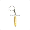 Andra rökningstillbehör Portable Dabber Tool Metal Color Den Cigarettsked Keychains Alloy Rökningstillbehör för vax Dry Herb Dhllo