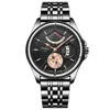 Wristwatches Men Quartz Watch Fashion Stains Stains Steel Mens Watches Top Business Waterproofwatch Relogio Maschulino