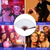 Home Decor 1pc Large Ship Hand Fan Glowing LED Light Dance Club For Performance9181263