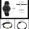 Armbandsur Diver Inspired Rotating Bezel 42mm Man Watch Japan Movement Geneva gummirem 221114