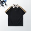 23new designer stripe koszulka polo t-shirty wąż koszulki polo G Norths wspólne nazwa haft męskie główna moda uliczna koń koszulka polo US rozmiar M-XXL
