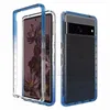 2 in 1 Custodie per telefoni Hard PC e Soft TPU Cover per telefono a colori sfumati per Google Pixel7 6 Pro 6A 5 5A 4 4A 5G 4XL