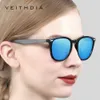 Lunettes de soleil VEITHDIA Marque Unisexe AluminiumTR90 Hommes Pochromic Miroir Lunettes de Soleil Lunettes Vintage En Plein Air Pour Femmes 6116 221111