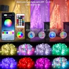 Christmas RGBIC String Light Smart Bluetooth LED Garlands USB App Control Xmas Tree Decoration Outdoor Waterdichte Fairy Lights