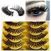 New 6D Eyelashes Extension Fluffy Thick Wispy Faux Mink Lashes Crisscross Dramatic Multi-layer three-dimensional Eye Lash