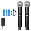 Microfones Microfone sem fio 2 canais UHF Mic.