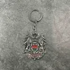 Keychains Fashion Punk Antique Key Ring Men British Rock Band Queen Keychain Holder Car Bag Chaveiro Key Chain Pendant Jewelry T220909