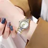 Zegarek na rękę luksusowe różowe złoto stal ze stali nierdzewnej kwarcowe zegarki Wysokiej jakości 2023 Sprzedawanie kropli produktu relojes femini