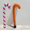 クリスマスの装飾シンプルでかわいい子供のキャンディー6色インフレータブルケインファミリーパーティー誕生日玩具飾りペンダント