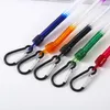 Elastische telescopische taille veer lanyard riemen sleutelhanger legering sleutelhang ketting werkkaart werkkaart mobiele telefoon anti -verlies veiligheidstekel haak