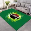 Tapis Football Rectangle Peint Paillasson Tapis De Salle De Bains Doux Chambre Champ Salon Enfant Jouer Antidérapant Tapis Tapis Décor À La Maison