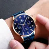 Polshorloges Top Men Watches zakelijke roestvrijstalen kwarts polswatch mannelijke kalender casual horloge voor relogio masculino