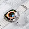 Smart Watchs Wearable Case for Apple Watch Ultra 49mm watches Cute Silicone Clear Case Shockproof