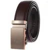 Cinturones Negro Marrón oscuro Diseñador Hombres Alta calidad Casual Boda Ceinture Homme Piel de vaca Cintura Cintura Correa B746