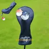Andra golfprodukter Club 1 3 5 Headcovers Driver Fairway Woods Cover Pu Leather Head Covers Set Protector Accessories 2211042311921