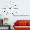 Horloges murales 3D grande horloge miroir autocollants lumineux bricolage numérique silencieux montre à Quartz maison salon Table décor