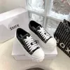 Shoes Running Smfk Garden Retro Low Platform Canvas Sneaker Triple White Black Luxury Women Flat Designer Sneakers Top Size 35-40