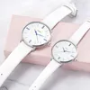 Relojes de pulsera YAZOLE Simple para hombres y mujeres Reloj de cuarzo Amantes de la correa
