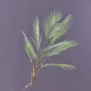 Decorative Flowers 9 Heads Tropical Artificial Palm Tree Large Plant Leaves Fake Plants Plastic For Office Home Party Decoration