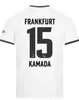 23 24 Eintracht Frankfurt DFB POKAL koszulki piłkarskie home away 2023 2024 SOW Borre KOSTIC HAUGE Younes strój piłkarski męski zestaw dziecięcy HASEBE KAMADA HINTEREGGER Lammers