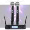 Mikrofonlar Mikrofon Kablosuz GLXD4 Profesyonel Sistem UHF Dinamik Mikrofon 80M Parti Sahne Şarkı Konuşma El Mikrofonları Shure 221115 için