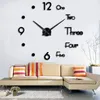 Horloges murales 3D grande horloge miroir autocollants lumineux bricolage numérique silencieux montre à Quartz maison salon Table décor