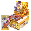 ألعاب الورق 2022 بطاقات جمع Narutoes Uzumaki Uchiha Sasuke Har Sakura Kakashi TCG Trading Card Game للأطفال هدية عيد ميلاد DHNX7