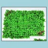 Garden Decorations 31 Styles Artificial Turf Ecofriendly Lawn Colorf Plat Wall Delicate Plastic Grass For Wedding Garden Drop Delive Dhzwb