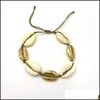 Braccialetti di fascino Bracciale per fascino della natura originale con braccialetti intrecciati di colore in oro fatto a mano in lega di zinco e gioielli per la collana per Wo Dhekb