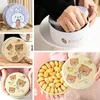 Emballage cadeau vide pâtisserie conteneur dessin animé boîte Cookie rond peut stockage Biscuit étain bonbons emballage boîtes