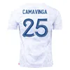 Benzema 2022 voetbalshirts Franse mbappe griezmann varane voetbal shirt pavard kinderen kit sokken giroud maillot de voet camavinga fran ces hommes enfants 45796