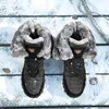 Bot Güvenlik Ayakkabı Erkekler Kış Kar Botları Süper Sıcak Yürüyüş Yüksek Kaliteli Su Geçirmez Deri Top Boy Boyu Açık Mekan Sabahları 221114