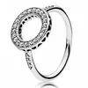 Кластерные кольца Аутентичные 925 серебряного серебряного сияющего кольца с хрусталью для женщин свадебная вечеринка подарки в Европу модные украшения