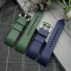 Watch Bands Premium-Grade Fluorine Rubber Strap 20mm 22mm 24mm Bracelet Quick Release FKM Watchband For Each Brand Diving Watches Band