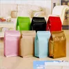 Förpackningspåsar 20 st/lotboxpåse Halv pund kaffeväska med fickan och envägsavgasande vae aluminiumfolie Air Tea Pack Drop Del Dhrzh