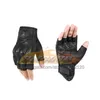 ST168 Half Finger Motorcycle Gloves Leather Guantes Moto Verano Estivi Luvas Cycling Fingerless Gloves
