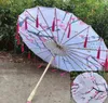 Papel guarda -chuva Parasol Casamento Brida Umbrella Handmade Paintned Paintle