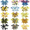 Odzież dla psów 50/100pcs Pet Bowties Kwiaty