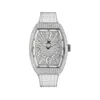 Fashion's Women's Diamond Watch en todo el cielo La correa de goma brillante del diamante es cómoda de usar