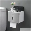 Boîtes de soie Napkins Mtifonction Porte-toilettes Porte-toilettes étanche Boîte de rangement de tissus Créatif Mouc de salle de bain Accessoire 7058587