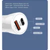 PD Car Charger QC 3.0 Fast Chargers Dual USB Ports 38W High Speed Charge Charging Adapter for iPhone 14 13 Pro Max 12 11 8 Plus Samsung S21 s20 Note20