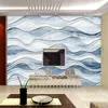 Wallpapers Decorative Wallpaper Modern Simple Nordic Abstract Style Geometric Curves Three-dimensional Background Wall Painting