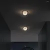 Tavan Işıkları 5W 220V Basit Kristal Lüks Yatak Odası Ev Dekorasyon Koridor Oturma Odası UV Süper Parlak Büyük Aydınlatma Alanı Kolye Lamba