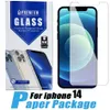 Screen Protector Tempered Glass Film 0.33Mm With Paper Box For Iphone 14 13 12 11 Pro Max Xs Xr 7 8 Plus Lg Stylo 6 Samsung A73 A53 5G Toughened