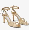 Luxury Brand Designer Antia Nappa Leather Sandals Women's Adjustable Ankle Strap High Heels Party Wedding Dress Gladiator