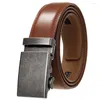 Cinturones Negro Marrón oscuro Diseñador Hombres Alta calidad Casual Boda Ceinture Homme Piel de vaca Cintura Cintura Correa B746
