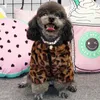 Köpek Giyim Pet Giysileri Sonbahar Kış Peluş Palto Leopar Baskı Kazak Renkli Renkler Küçük Kedi Ceket Kürk Bulldog Pug Poodle 221103