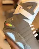 2023 TOP Lacets automatiques Air Mag Retour vers le futur Chaussures Marty Mcfly Led Hommes Glow In The Dark Noir Rouge Gris TOP Haut-Top Hommes Baskets Retour vers les bottes du futur