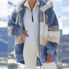 Frauen Pelz Casual Fleece Faux Mantel Kalt Outwear Frauen Winter Mäntel Warme Dicke Kapuze Jacke Frau Mantel Frauen Modische